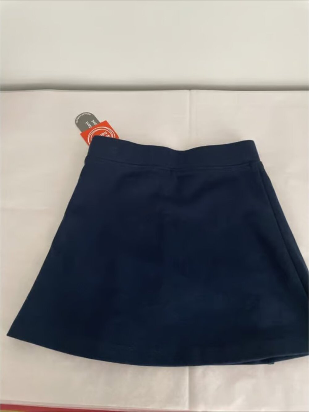Wonder Nation Girls Navy Blue School Uniform Skort Knit Scooter 6X